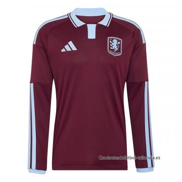 1ª Camiseta Aston Villa Manga Larga 2026-2027 1ª Camiseta Aston Villa Manga Larga 2026-2027