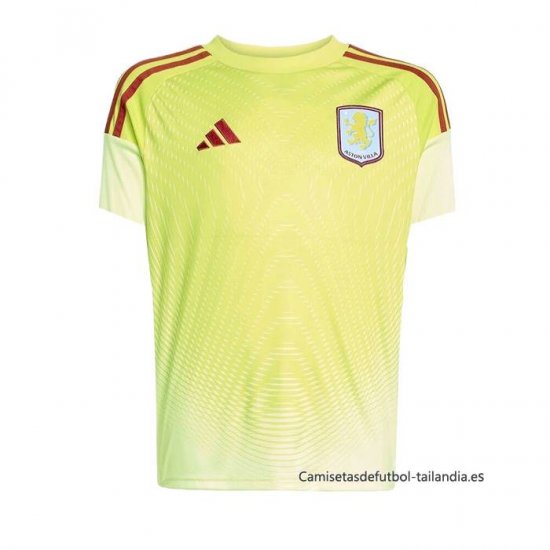 Camiseta Aston Villa Portero 2025-2026 Amarillo - Haga un click en la imagen para cerrar
