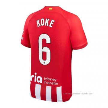 1ª Camiseta Atletico Madrid Jugador Koke 2023-2024 1ª Camiseta Atletico Madrid Jugador Koke 2023-2024