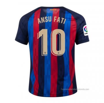 1ª Camiseta Barcelona Jugador Ansu Fati 2022-2023 1ª Camiseta Barcelona Jugador Ansu Fati 2022-2023