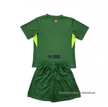 1ª Camiseta Barcelona Portero Nino 2025-2026