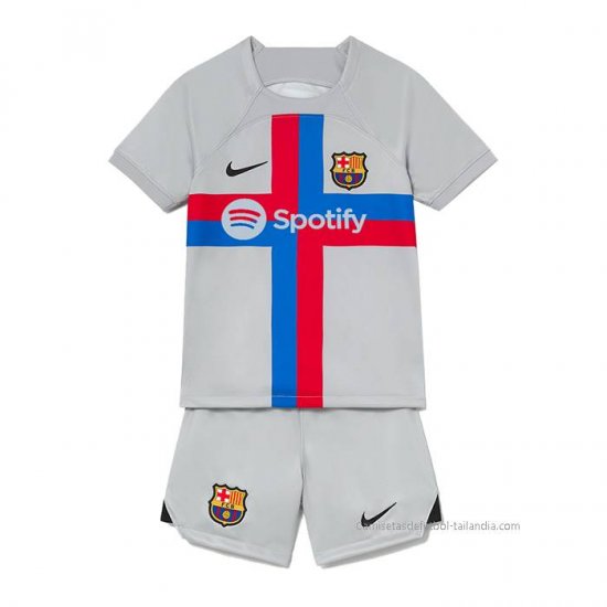 3ª Camiseta Barcelona Nino 2022-2023 - Haga un click en la imagen para cerrar