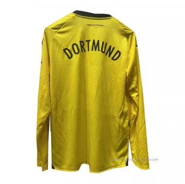 1ª Camiseta Borussia Dortmund Manga Larga 2023-2024