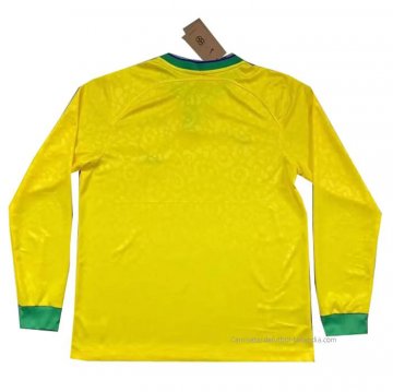 1ª Camiseta Brasil Manga Larga 2022