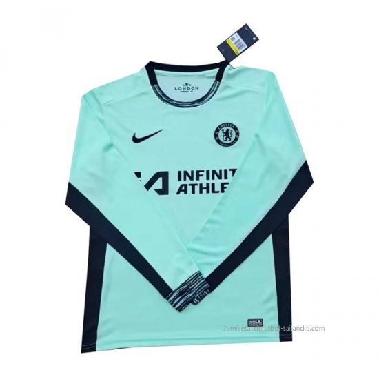 3ª Camiseta Chelsea Manga Larga 2023-2024 - Haga un click en la imagen para cerrar