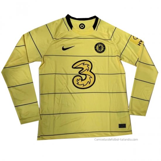2ª Camiseta Chelsea Manga Larga 2021-2022 - Haga un click en la imagen para cerrar