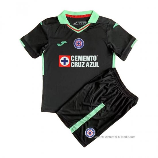 Camiseta Cruz Azul Portero Nino 2022-2023 Negro - Haga un click en la imagen para cerrar