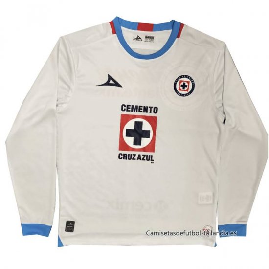 2ª Camiseta Cruz Azul Manga Larga 2024-2025 - Haga un click en la imagen para cerrar