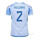 2ª Camiseta Espana Jugador Williams 2022