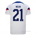 1ª Camiseta Estados Unidos Jugador Weah 2022