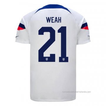 1ª Camiseta Estados Unidos Jugador Weah 2022 1ª Camiseta Estados Unidos Jugador Weah 2022