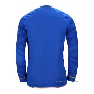 1ª Camiseta Italia Manga Larga 2023-2024