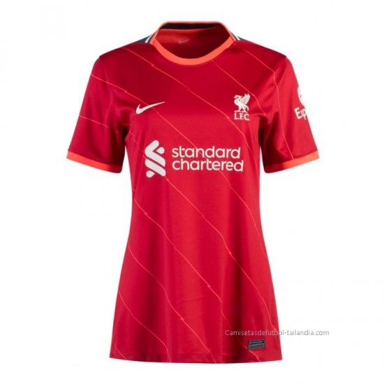 1ª Camiseta Liverpool Mujer 2021-2022 - Haga un click en la imagen para cerrar