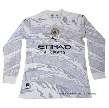 Camiseta Manchester City Chinese New Year Manga Larga 2023-2024 Camiseta Manchester City Chinese New Year Manga Larga 2023-2024