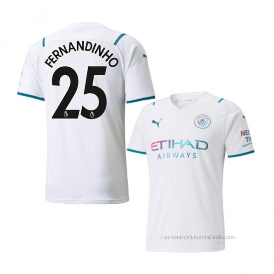 2ª Camiseta Manchester City Jugador Fernandinho 2021-2022 - Haga un click en la imagen para cerrar
