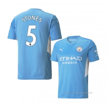 1ª Camiseta Manchester City Jugador Stones 2021-2022 1ª Camiseta Manchester City Jugador Stones 2021-2022