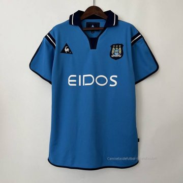 1ª Camiseta Manchester City Retro 2001-2002 1ª Camiseta Manchester City Retro 2001-2002