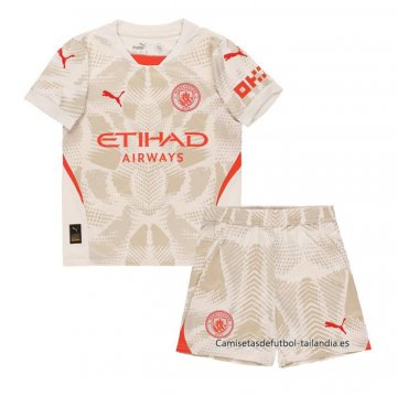 3ª Camiseta Manchester City Portero Nino 2024-2025 3ª Camiseta Manchester City Portero Nino 2024-2025