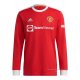 1ª Camiseta Manchester United Manga Larga 2021-2022