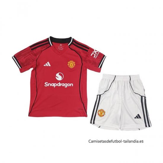 1ª Camiseta Manchester United Nino 2025-2026 - Haga un click en la imagen para cerrar
