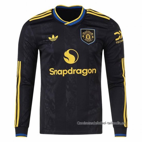 3ª Camiseta Manchester United Manga Larga 2025-2026 - Haga un click en la imagen para cerrar