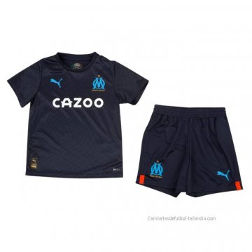 2ª Camiseta Olympique Marsella Nino 2022-2023 2ª Camiseta Olympique Marsella Nino 2022-2023