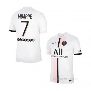 2ª Camiseta Paris Saint-Germain Jugador Mbappe 2021-2022 2ª Camiseta Paris Saint-Germain Jugador Mbappe 2021-2022
