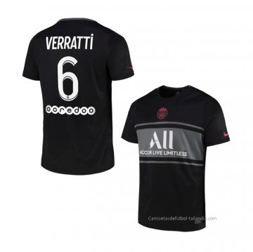 3ª Camiseta Paris Saint-Germain Jugador Verratti 2021-2022 3ª Camiseta Paris Saint-Germain Jugador Verratti 2021-2022