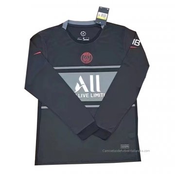 3ª Camiseta Paris Saint-Germain Manga Larga 2021-2022 3ª Camiseta Paris Saint-Germain Manga Larga 2021-2022
