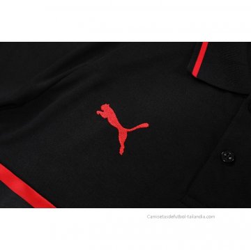 Camiseta Polo del AC Milan 2022-2023 Negro
