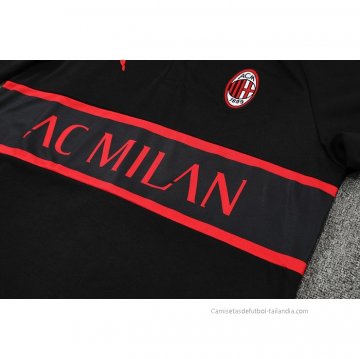 Camiseta Polo del AC Milan 2022-2023 Negro