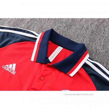 Camiseta Polo del Bayern Munich 2021-2022 Rojo