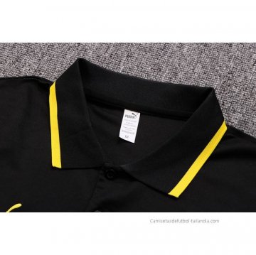 Camiseta Polo del Borussia Dortmund 2022-2023 Negro y Amarillo