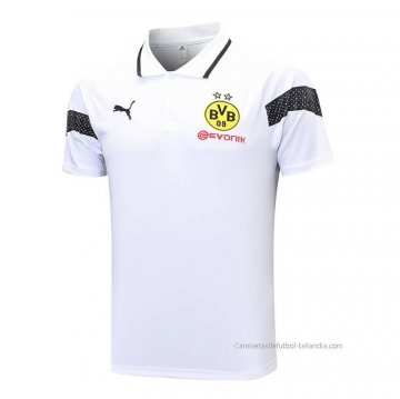 Camiseta Polo del Borussia Dortmund 2023-2024 Blanco Camiseta Polo del Borussia Dortmund 2023-2024 Blanco