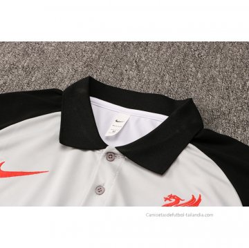 Camiseta Polo del Liverpool 2021-2022 Blanco