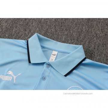 Camiseta Polo del Manchester City 2021-2022 Azul
