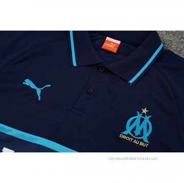 Camiseta Polo del Olympique Marsella 2022-2023 Azul Marino