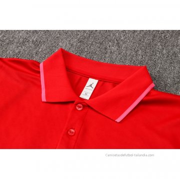 Camiseta Polo del Paris Saint-Germain 2021-2022 Rojo