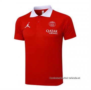 Camiseta Polo del Paris Saint-Germain 2024-2025 Rojo Camiseta Polo del Paris Saint-Germain 2024-2025 Rojo