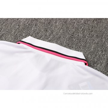 Camiseta Polo del Paris Saint-Germain Jordan 2021-2022 Blanco