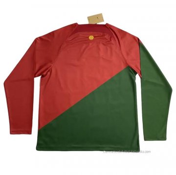 1ª Camiseta Portugal Manga Larga 2022