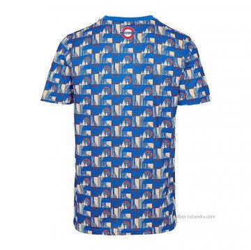 Camiseta Pre Partido del Arsenal 2021-2022 Azul