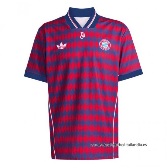 Camiseta Pre Partido del Bayern Munich 2025-2026 Rojo - Haga un click en la imagen para cerrar
