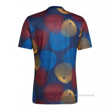 Camiseta Pre Partido del Espana 2022 Azul