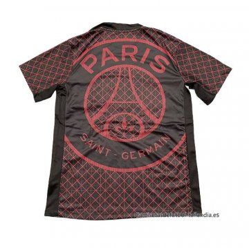 Camiseta Pre Partido del Paris Saint-Germain 2025-2026 Negro Rojo