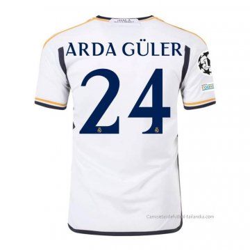 1ª Camiseta Real Madrid Jugador Arda Guler 2023-2024 1ª Camiseta Real Madrid Jugador Arda Guler 2023-2024