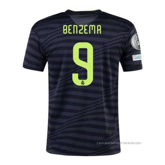 3ª Camiseta Real Madrid Jugador Benzema 2022-2023 - Haga un click en la imagen para cerrar