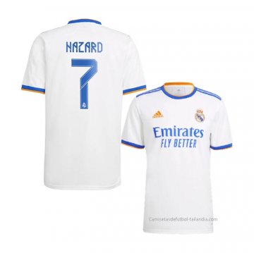 1ª Camiseta Real Madrid Jugador Hazard 2021-2022 1ª Camiseta Real Madrid Jugador Hazard 2021-2022