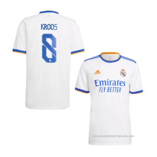 1ª Camiseta Real Madrid Jugador Kroos 2021-2022 - Haga un click en la imagen para cerrar