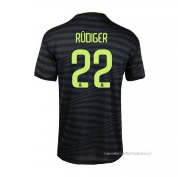 3ª Camiseta Real Madrid Jugador Rudiger 2022-2023